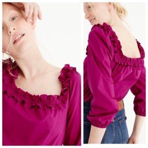 J. Crew Ruffle Penny Top